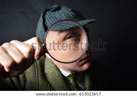 Sherlock Holmes  Royalty-Free Stock Photo #653023657