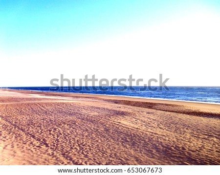 beach in Cadiz, Andalusia. Spain