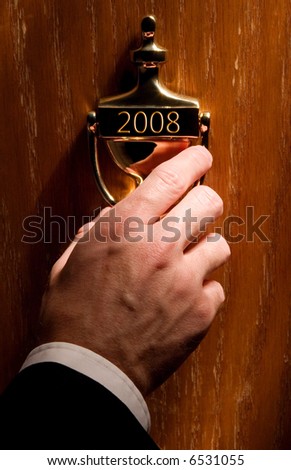 Door leading to a new year (2008)