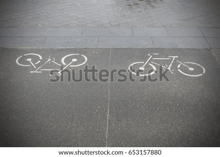bike lane, france-europe