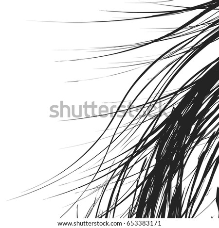 Edgy texture with chaotic, random lines. Abstract geometric illustration