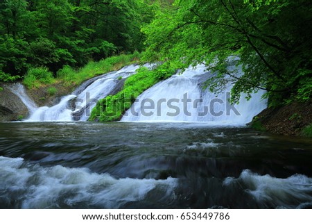 Summer kamabuchi falls
