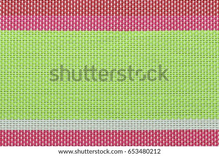 Surface of Colorful plastic pattern for design texture background.
