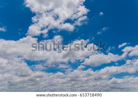 Blue cloudly sky background