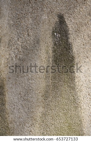 Rough concrete surface
