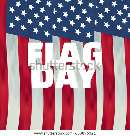 Vector Illustration of an Independence Day Background. Happy Flag Day