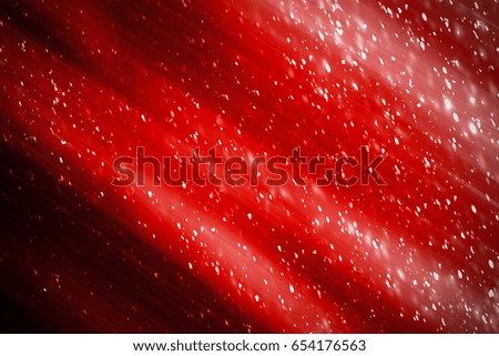Red  Abstract Festive Background with circles, glitter or bokeh lights. Round defocused particles