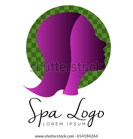 Isolated spa logo on a white background, Vector illustration