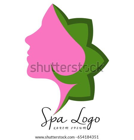 Isolated spa logo on a white background, Vector illustration