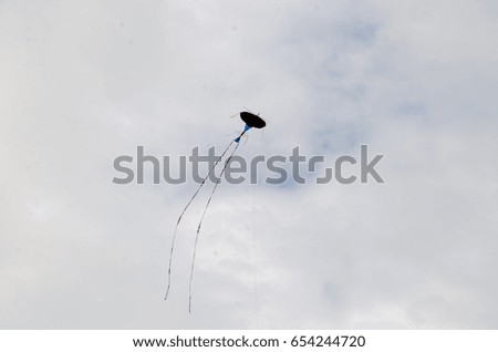 Thai kite in the sky