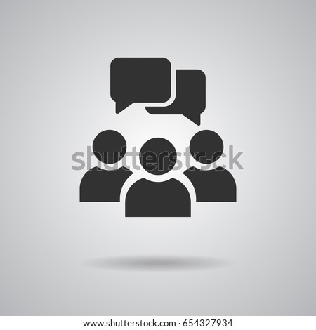 People Icon work group Team Vector Royalty-Free Stock Photo #654327934