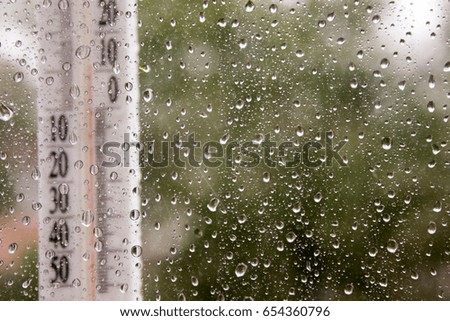 Weather forecast rain. Photo for your design.