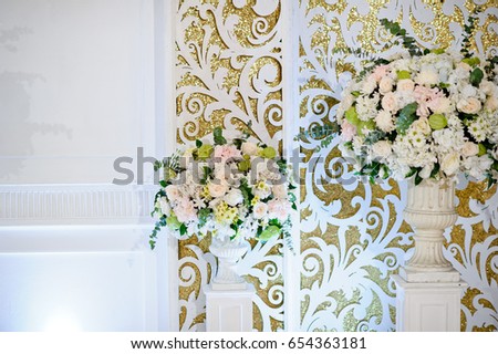 flower pot wedding decoration