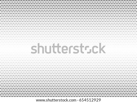 Abstract halftone dotted background. Monochrome pattern with dot and circles.  Vector modern pop art texture for posters, sites, business cards, cover postcards, interior design, labels, stickers Royalty-Free Stock Photo #654512929
