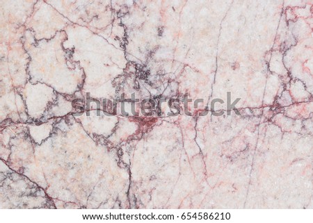 Pink marble texture. Natural stone pattern for background or design.