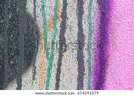 Colorful brick wall, background texture Royalty-Free Stock Photo #654591079