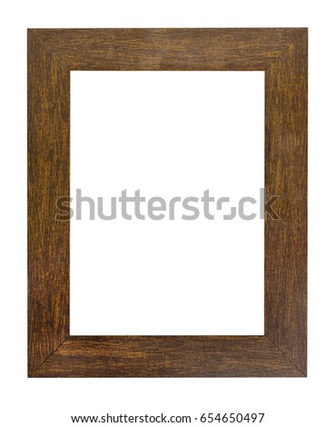 Dark wood frame