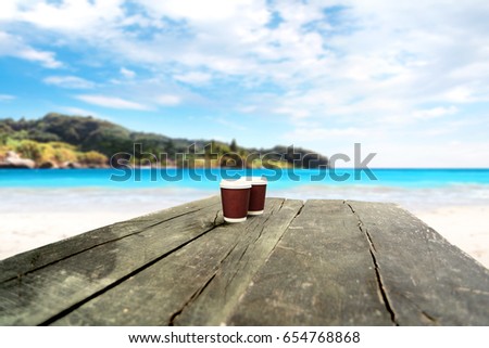 beach background and free space for your decoration 