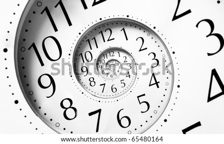 Infinity time. Digital generated Royalty-Free Stock Photo #65480164