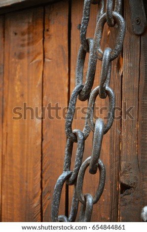 old chain close up