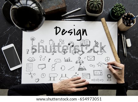 Doodles Art Creative Design Icon Vector Graphic Illustration