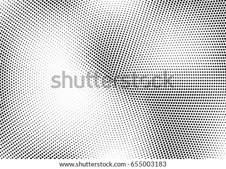 Abstract halftone dotted background. Monochrome pattern with dot and circles.  Vector modern pop art texture for posters, sites, business cards, cover postcards, interior design, labels, stickers Royalty-Free Stock Photo #655003183