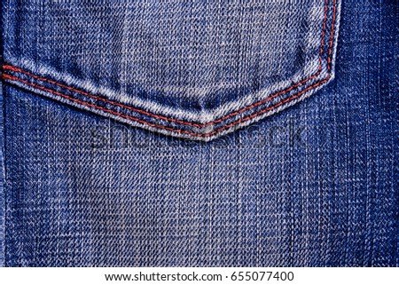 Jeans Texture Fabric Background.