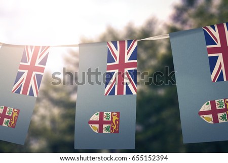 Fiji flag pennants