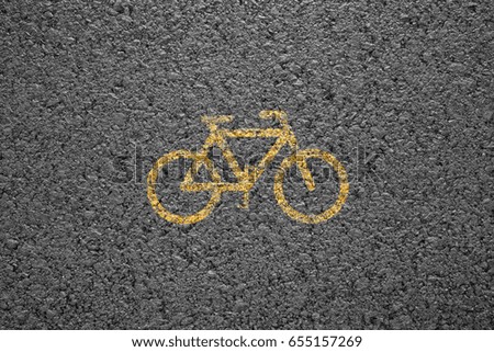 Bicycle icon background texture with some fine grain