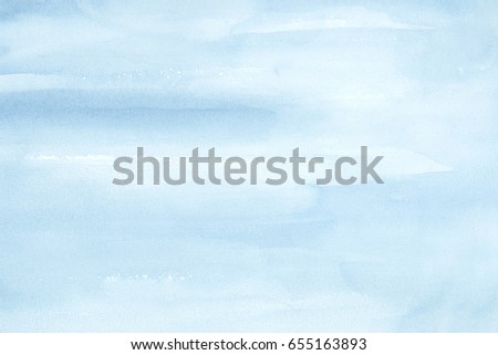 Abstract blue watercolor background in high resolution