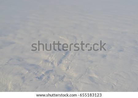 ice covered landscape