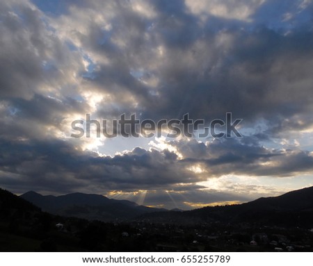 Carpathians. The beautiful nature of the Carpathians attract tourists. In the Carpathians there are beautiful high mountains, there is clean air, very hospitable people and beautiful sunsets.