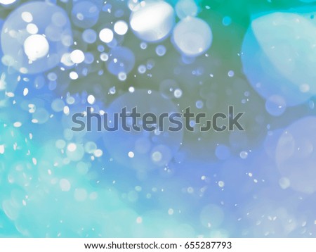 blue abstract bokeh background and texture with soda style