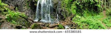 Burgbach Waterfall Germany