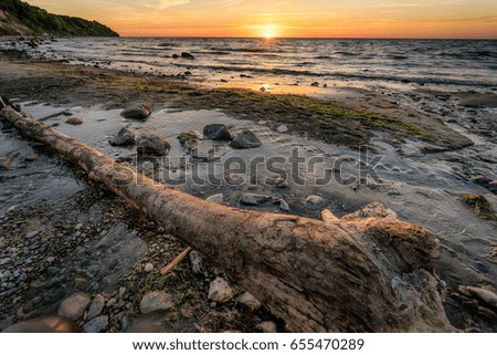 Sunset at the Baltic Sea 