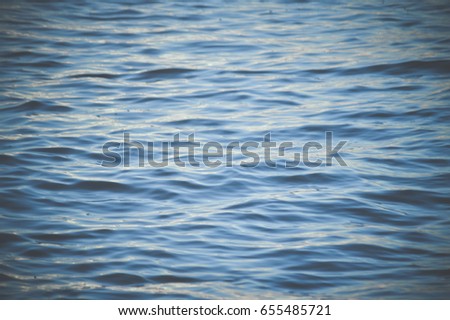 Sunny water blurred ocean wave sunset outdoor coastline background