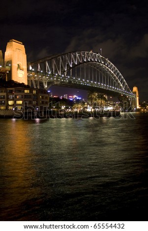 Sydney Harbour Bridge Night Portrait