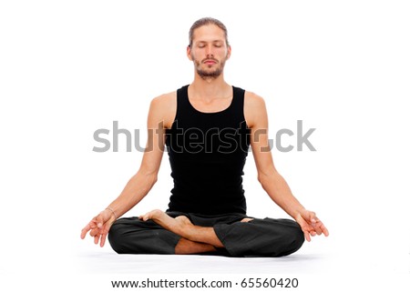 Doing Yoga Royalty-Free Stock Photo #65560420