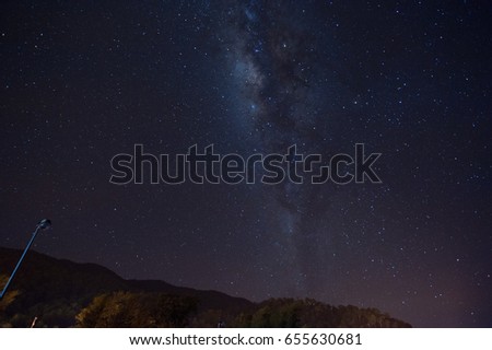 Starry Night and Milky Way at Tioman Island, Malaysia, 2017.