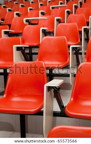 The orange chair