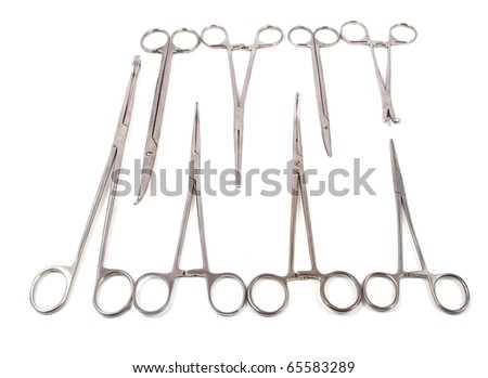 surgical instrument on a white background