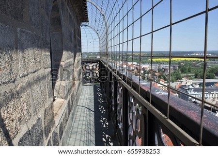 City Pilsen in the Czech Republic, observation deck