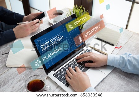 OPERATIONS MANAGEMENT CONCEPT Royalty-Free Stock Photo #656030548