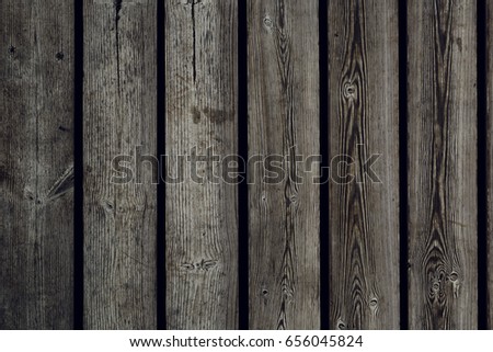 Old wooden background. Vintage wallpaper. Timber surface. Grunge style