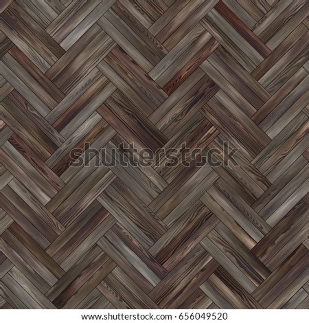 Seamless wood parquet texture (herringbone clip-art)