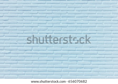 New pale shaded paint brick wall interior exterior decoration
