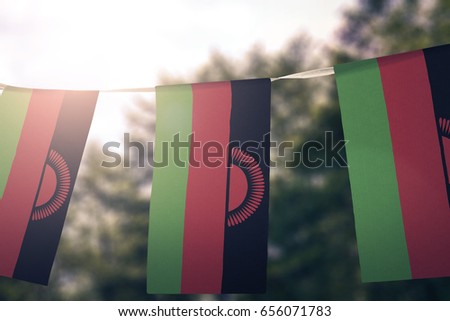 Malawi flag pennants