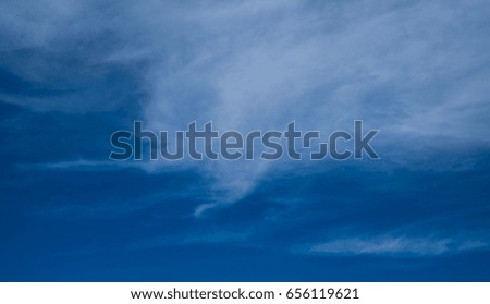 dark blue cloudy sky