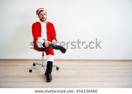 Bored Santa Claus