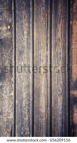 Old brown scratched boards, texture